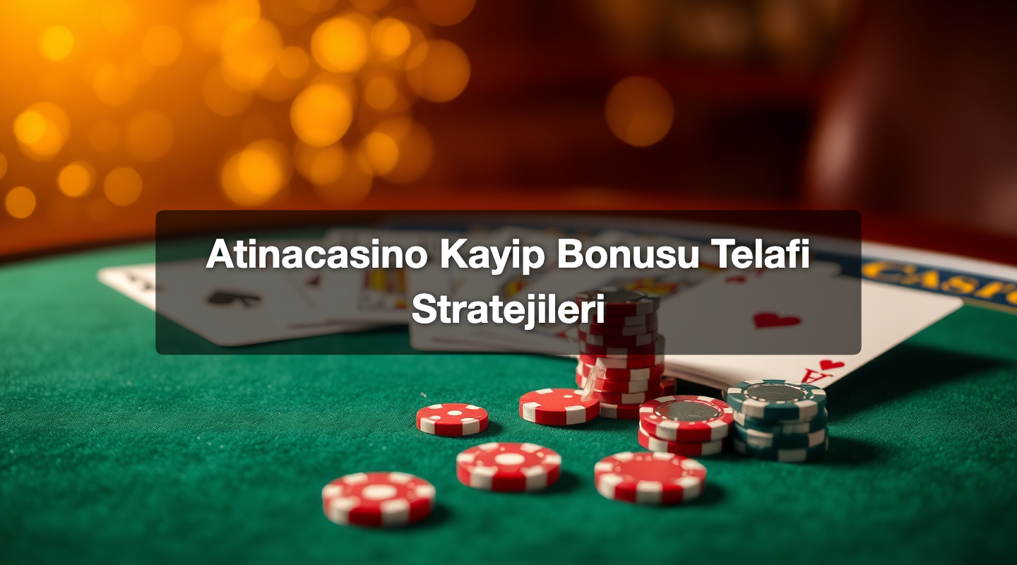 Atinacasino Kayip Bonusu Telafi Stratejileri